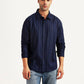 Men's Pin Stripes Navy Slim Fit Shirt - e03c0dab-4f29-4467-afcf-9587ae99497c View