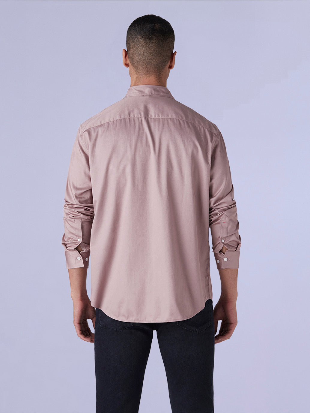 Men's Redloop Solid Slim Fit Poplin Shirt - 9d133306-95cc-4fd7-bfd2-c779244d3e50 View