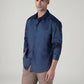 Men's Solid Slim Fit Redloop Shirt - Styleshot View