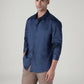 Men's Solid Slim Fit Redloop Shirt - Logo View