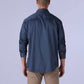 Men's Redloop Solid Slim Fit Poplin Shirt - Back View