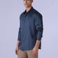 Men's Redloop Solid Slim Fit Poplin Shirt - Side View
