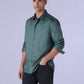 Men's Redloop Solid Slim Fit Poplin Shirt - Styleshot View