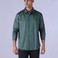 Men's Redloop Solid Slim Fit Poplin Shirt - Front View