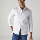 Men's Striped Slim Fit Redloop Poplin Shirt - Styleshot View