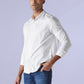 Men's Striped Slim Fit Redloop Poplin Shirt - adbc8c70-7f40-4c6b-90c0-50b5ce49f8fb View