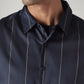 Men's Redloop Striped Slim Fit Poplin Shirt - 20 View