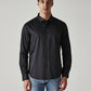 Men's Solid Slim Fit Poplin Redloop Shirt - Front View
