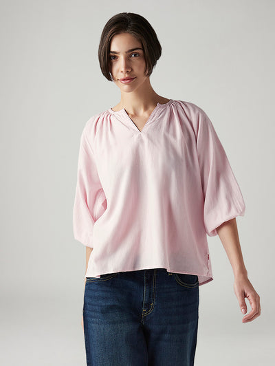 levi's Women's Solid Regular Fit Linen Top-picture-26