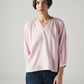 Women's Solid Regular Fit Linen Top - Front View