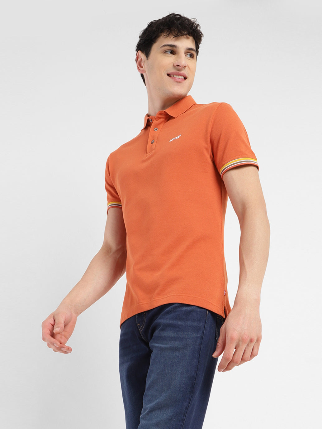 Men's Solid Polo T-shirt