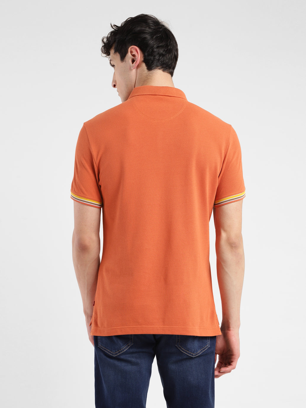 Men's Solid Polo T-shirt