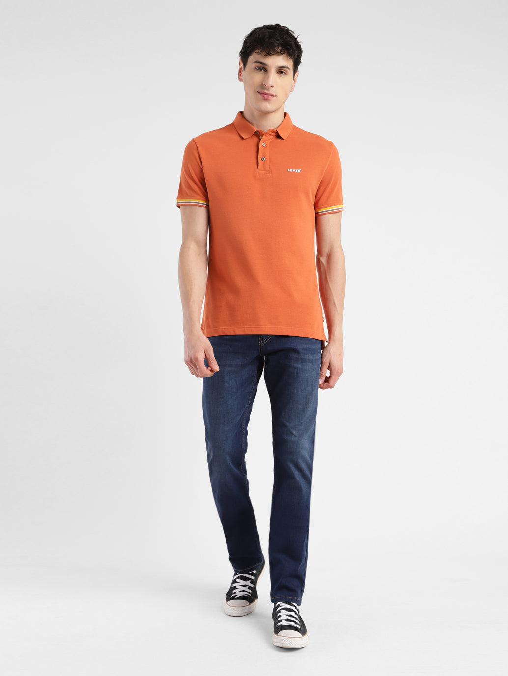 Men's Solid Polo T-shirt