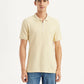 Men's Solid Slim Fit Polo T-shirt - Front View