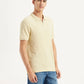 Men's Solid Slim Fit Polo T-shirt - Side View