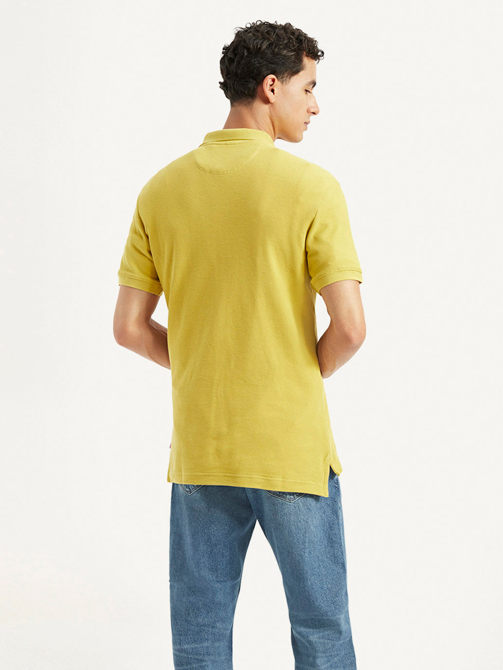 Men's Solid Slim Fit Polo T-shirt - 6220d36c-3389-41ef-8111-c9d866b9fe58 View