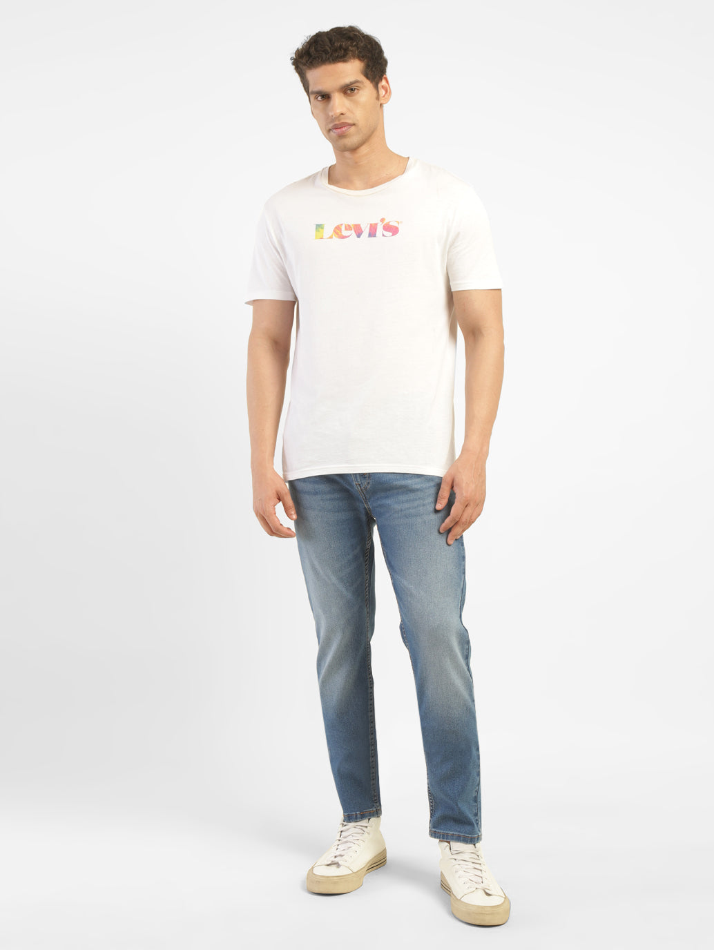 Men's 512 Blue Slim Tapered Fit Mid Rise Jeans