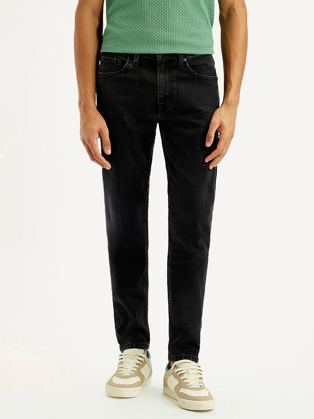 Men's 512 Black Slim Tapered Fit Mid Rise Jeans – Levis India Store