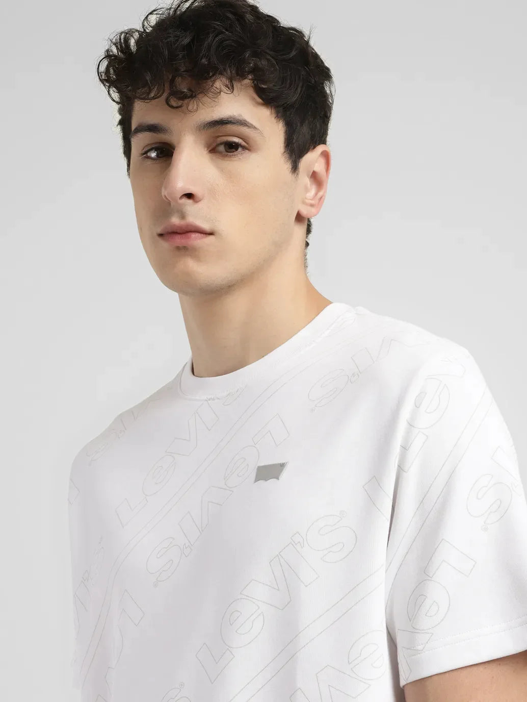 Men's Brand Logo Crew Neck T-shirt
