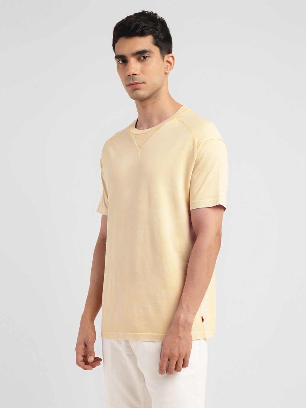 Men's Solid Crew Neck T-shirt