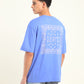 Men's Solid Loose Fit T-Shirt - Back View