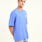 Men's Solid Loose Fit T-Shirt - Side View