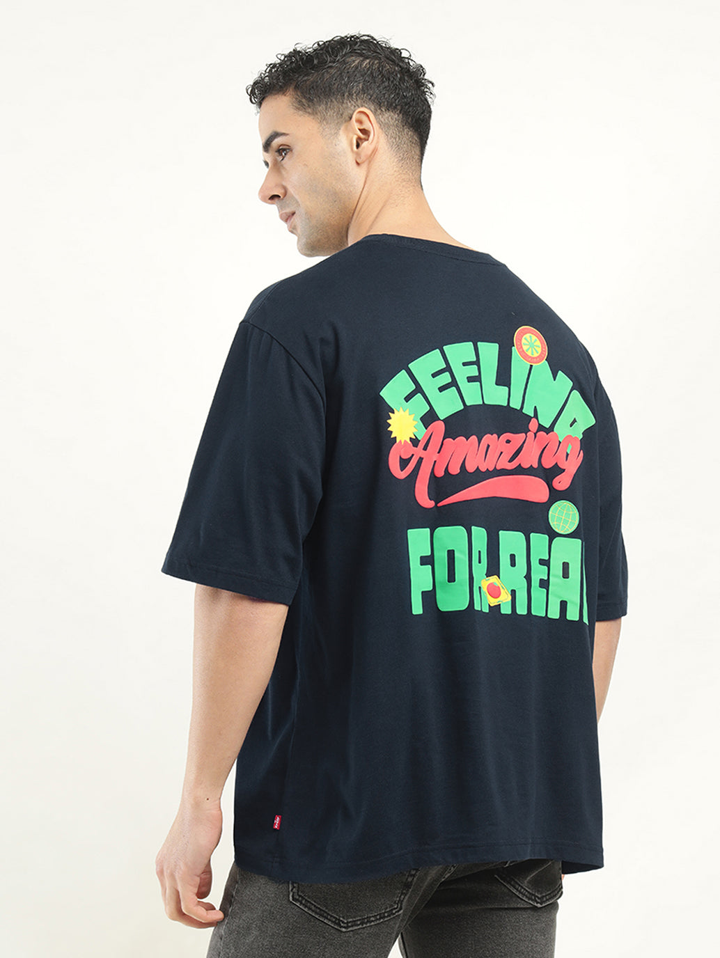 otani★【glamb】CUT DAMAGE LS TSHIRT 528 Men's Graphic Print Loose Fit T-shirt – Levis India Store