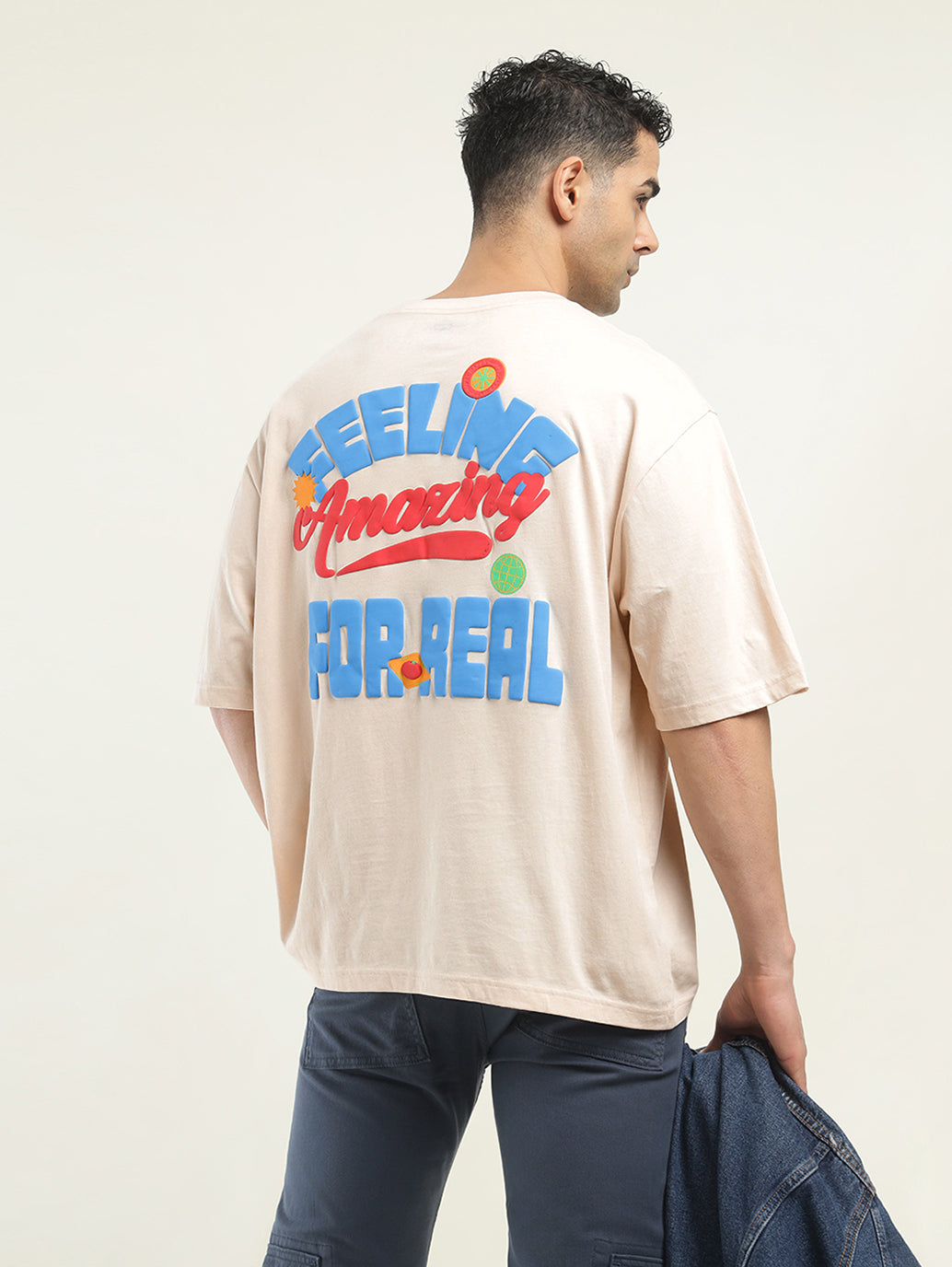 Men's Graphic Print Loose Fit T-shirt