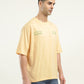 Men's Graphic Print Loose Fit T-Shirt - Side View