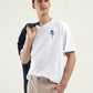 Men's Solid Loose Fit T-Shirt - Styleshot View