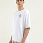 Men's Solid Loose Fit T-Shirt - Side View