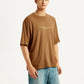 Men's Graphic Print Loose Fit T-shirt - Side View
