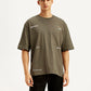 Men's Typography Loose Fit T-Shirt - Styleshot View