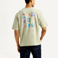 Men's Graphic Print Loose Fit T-shirt - Back View