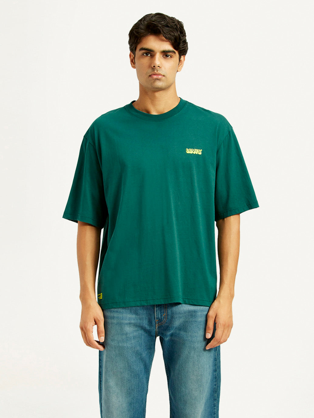 Men's Graphic Loose Fit T-Shirt - Front View