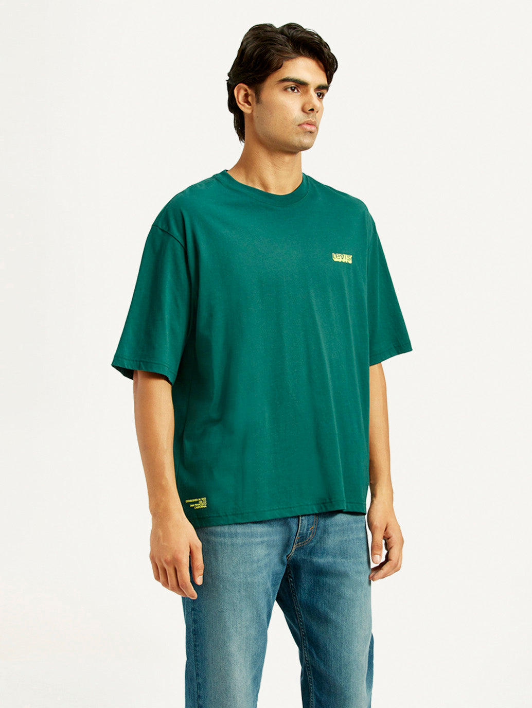 Men's Graphic Loose Fit T-Shirt - Side View