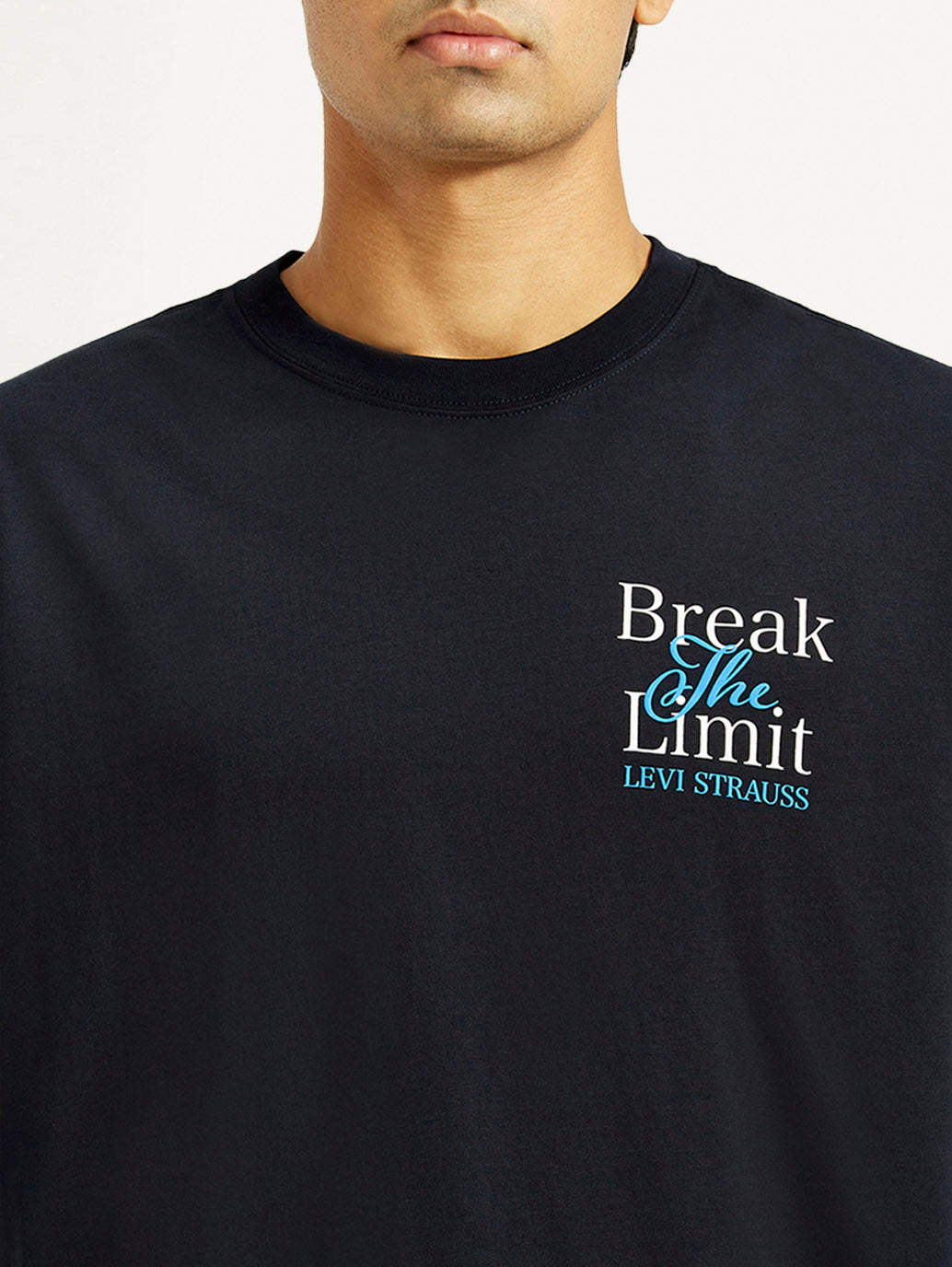 Men's Graphic Loose Fit T-Shirt - Detail View