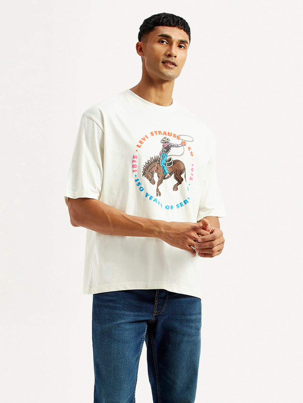 Men's Graphic Loose Fit T-Shirt - Styleshot View
