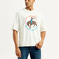 Men's Graphic Loose Fit T-Shirt - Front View