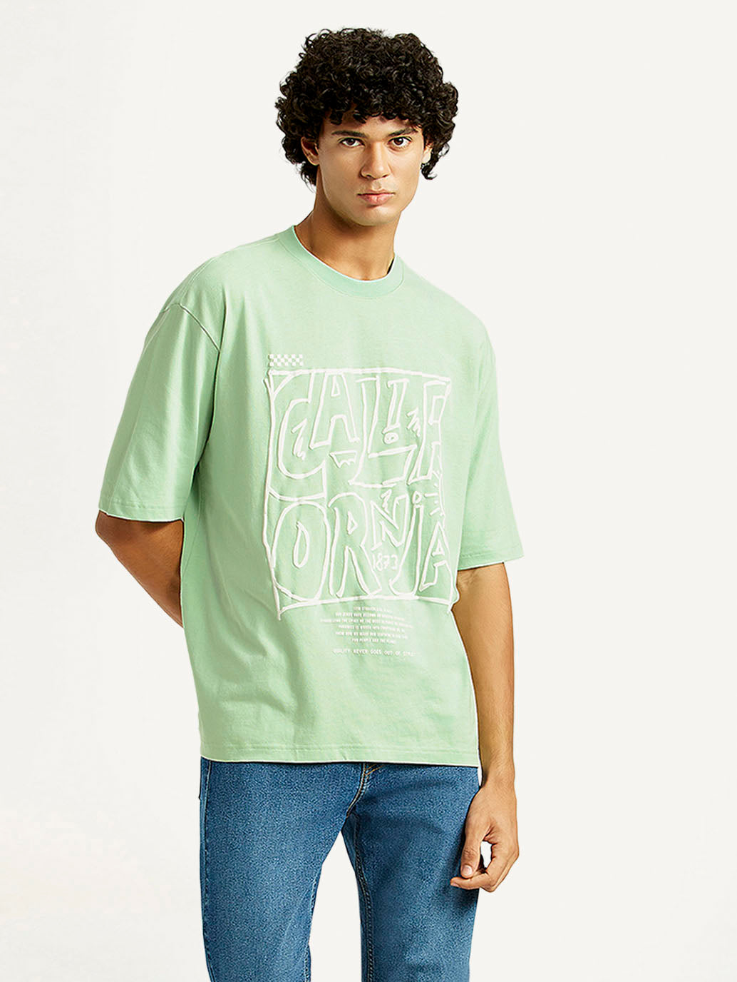 Men's Graphic Loose Fit T-Shirt - Styleshot View