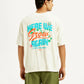 Men's Graphic Loose Fit T-Shirt - Back View