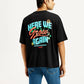 Men's Graphic Loose Fit T-Shirt - Back View