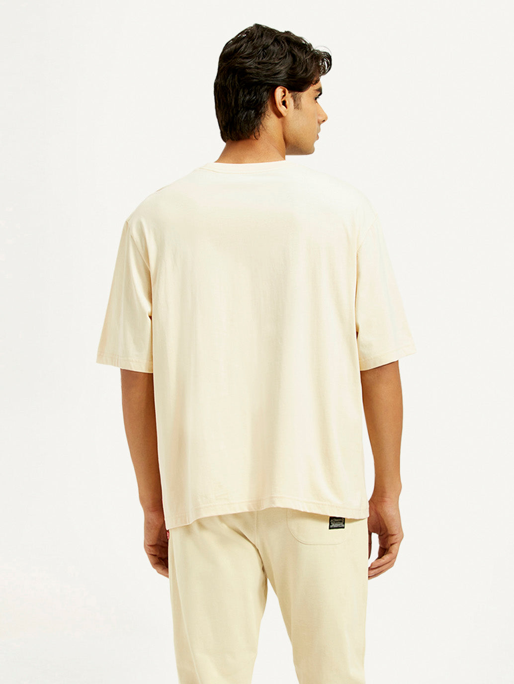 Men's Graphic Loose Fit T-Shirt - Back View