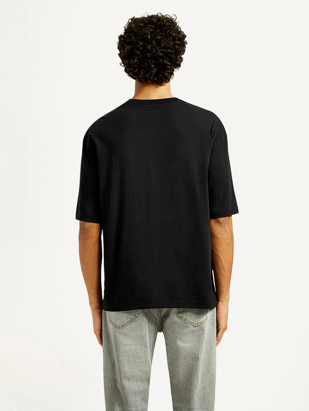 Men's Graphic Loose Fit T-Shirt - Back View