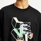 Men's Graphic Loose Fit T-Shirt - Detail View