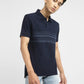 Men's Striped Slim Fit Polo T-shirt - f087f017-458f-4720-8365-c1fea146e672 View