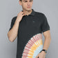 Men's Tie - Dye Slim Fit Polo T-shirt