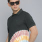 Men's Tie - Dye Slim Fit Polo T-shirt