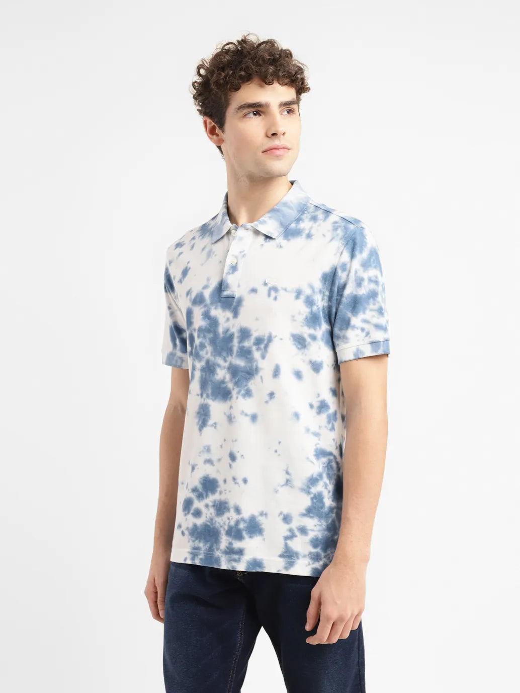 Men s Tie Dye Slim Fit Polo T shirt Levis India Store