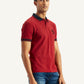 Men's Brand Logo Slim Fit Polo T-Shirt